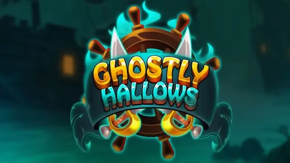 Tampilan visual slot Ghostly Hallows dengan tema kapal hantu