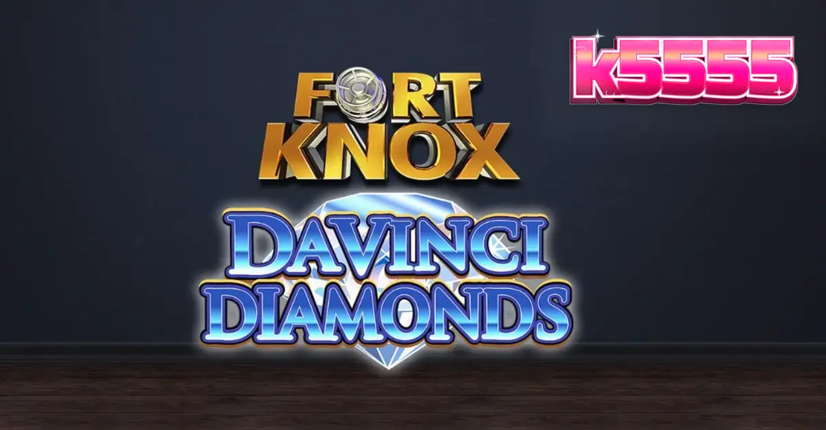 Tampilan visual slot Fort Knox Da Vinci Diamonds dengan tema Renaissance dan brankas